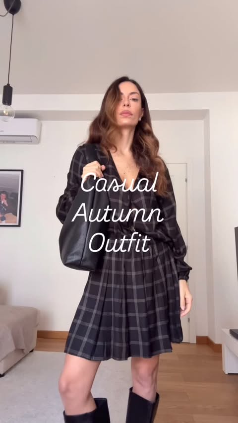 Instagram post by @noemidelp for Bonprix. Caption reads: [...] outfits , which one is your fave ? 🍂....