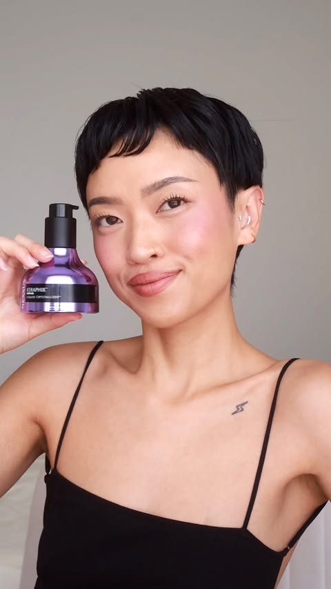 Instagram post by @heysandylin for Nexxus Haircare. Caption reads: [...] heat… but without the damage. the....