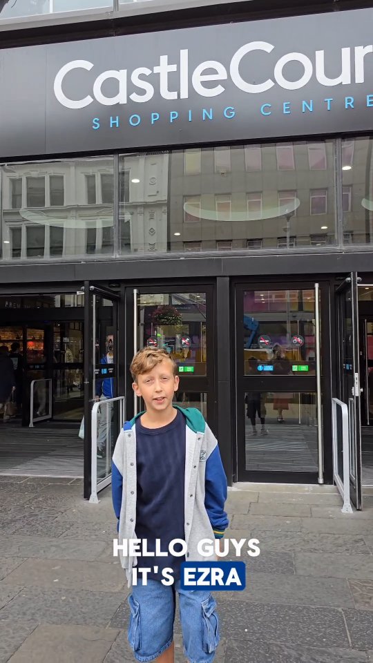 Instagram post by @castlecourtbelfast for Schuh. Caption reads: 🎒✨ Back to School with Ezra!

Ezra’s....