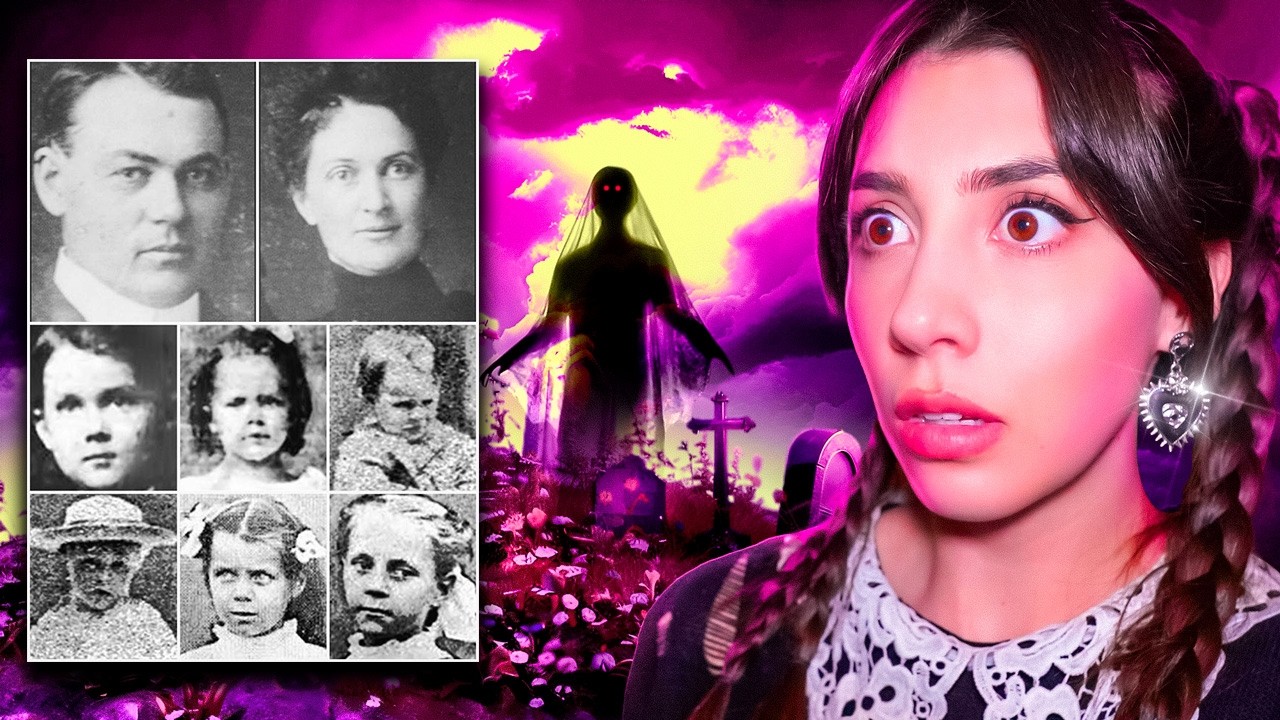 YouTube post by @kelsiidaviess for US Ghost Adventures. Caption reads: Psychic Visits The Graves of The Villisca Axe....