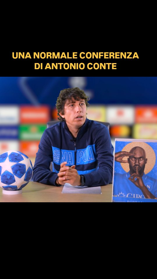 Instagram post by @gliautogol for NOW. Caption reads: Conte si prepara al ritorno in Champions....