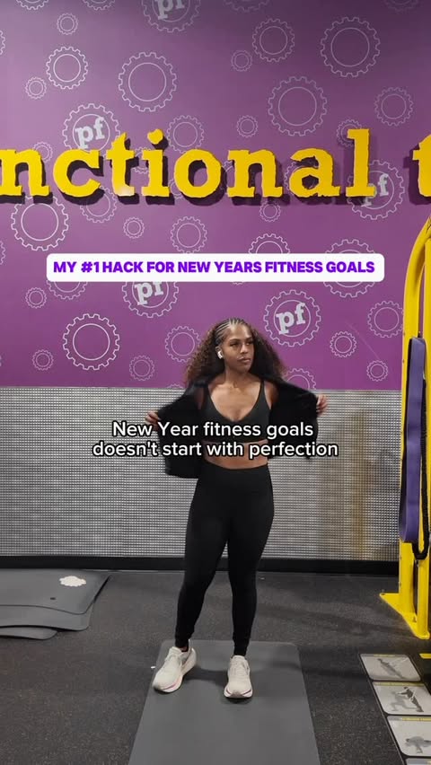 Instagram post by @pottiebabiee for Planet Fitness. Caption reads: [...] matter. That’s what I love about....