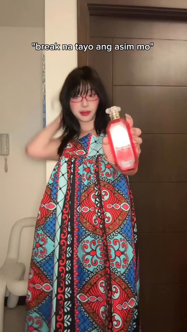 Instagram post by @damonfromheaven for Luxe Organix Philippines. Caption reads: mimi my seductive dawter #luxeorganix #trend ....