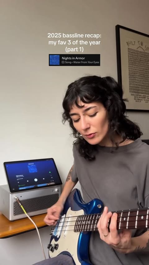 Instagram post by @bassrilia for LAVA MUSIC. Caption reads: 2025 bassline recap: my fav 3 from this year’s....