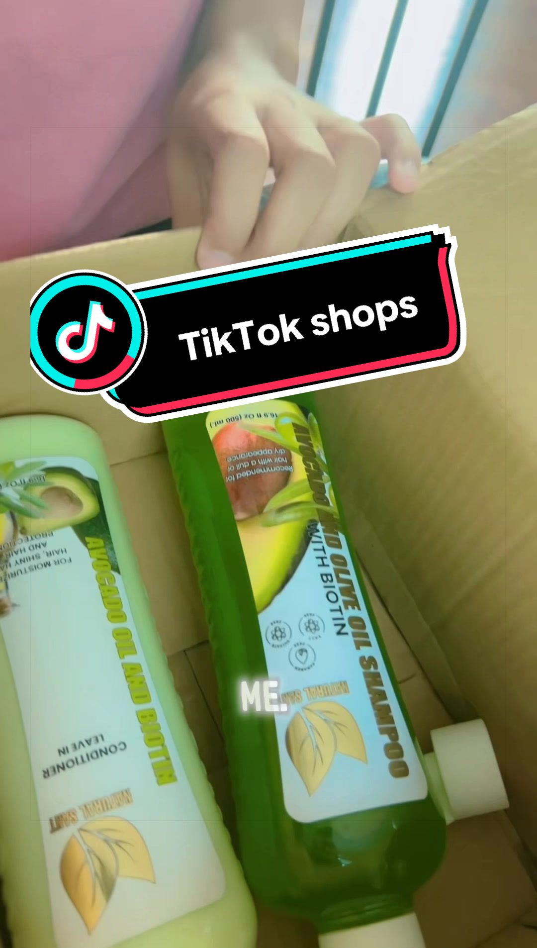 TikTok post by @laxmigautam53 for Natural Sant México. Caption reads: ✨ Give Your Hair the Care It Deserves! 💚 Natural....