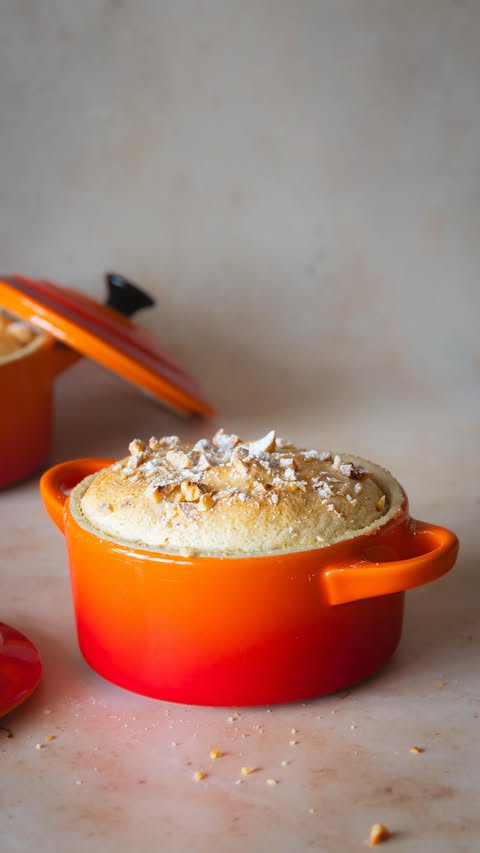 Instagram post by @myyummyspatula for Le Creuset. Caption reads: [...] these petit casseroles from @lecreusetind....