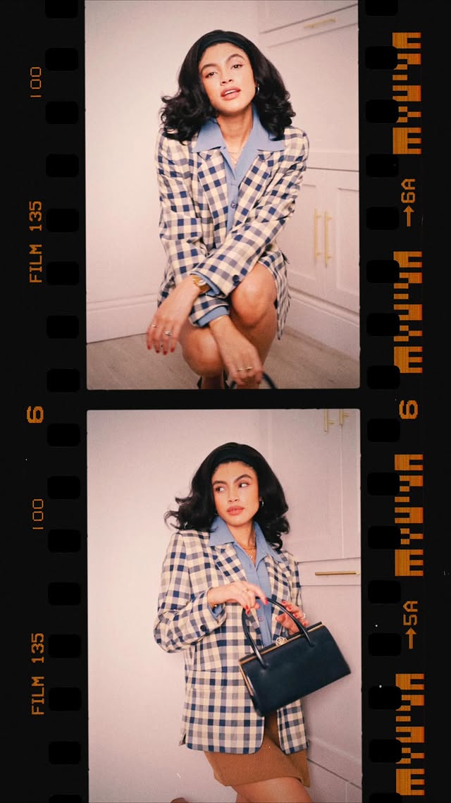 Instagram post by @samiorenelda for Hey Harper. Caption reads: A favourite colour combination. I always say this....