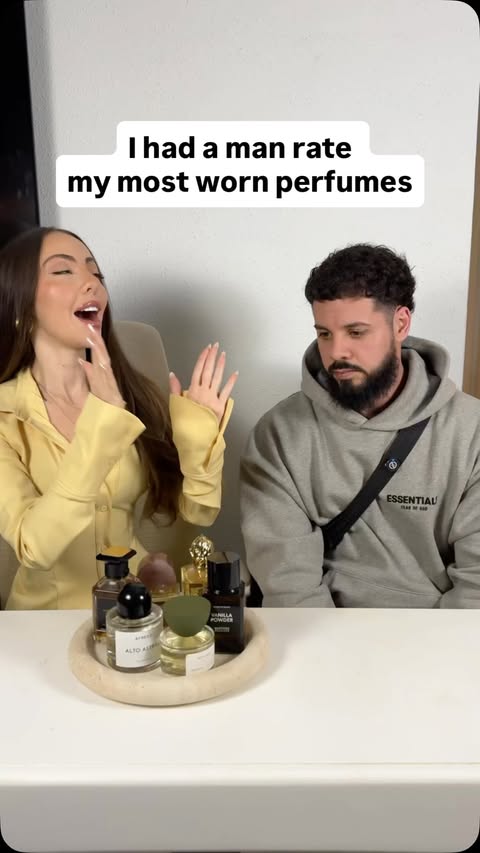 Instagram post by @scentbyhim for Guerlain. Caption reads: [...] Jane | @maisondetto 
•Angelique Noire |....