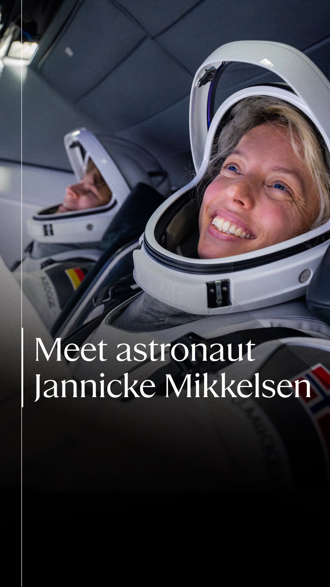 Instagram post by @jannickemikkelsen for reMarkable. Caption reads: Meet Norway’s first astronaut.

Jannicke Mikkelsen....