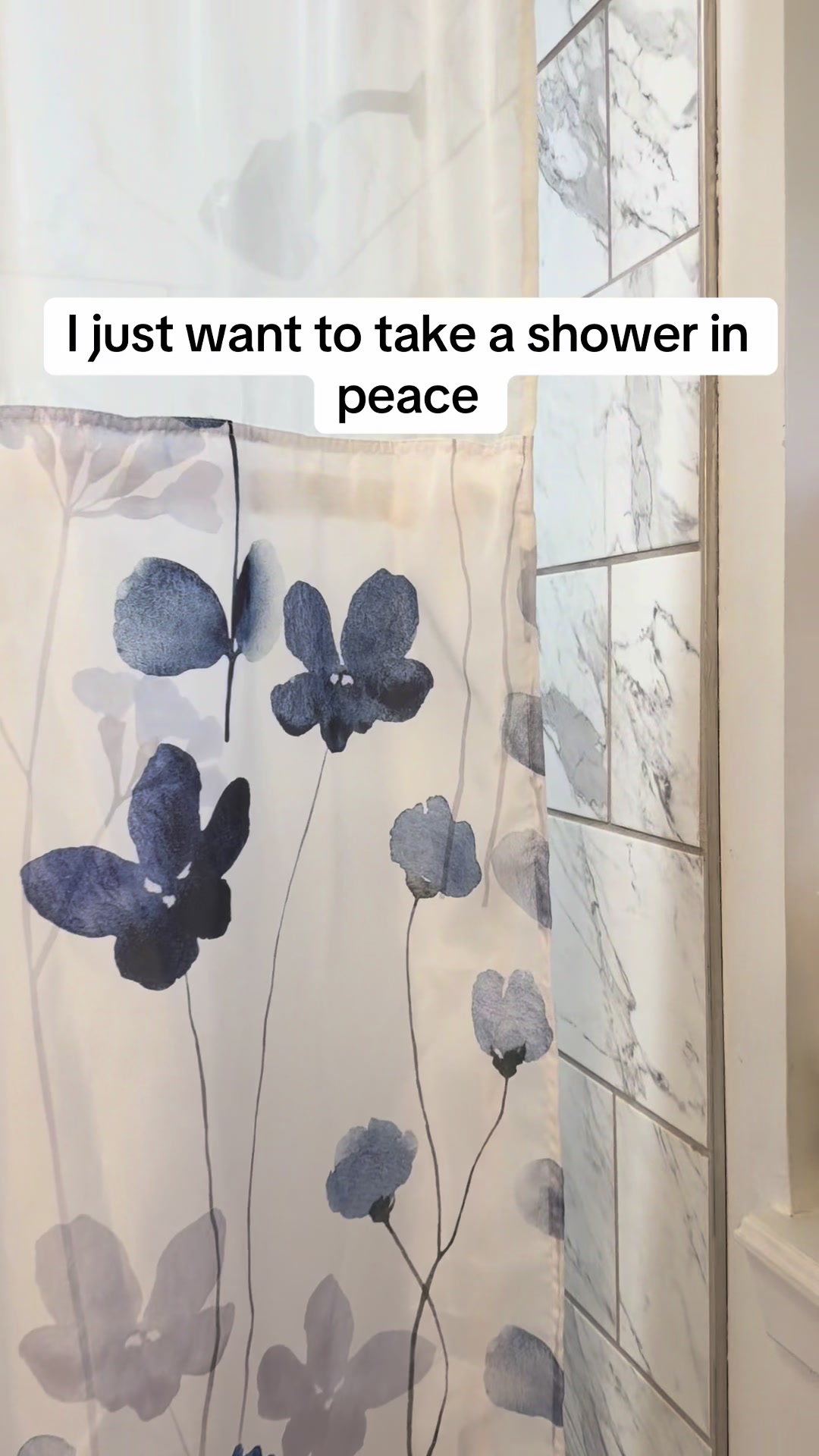TikTok post by @theemptynestclub for Eskiin. Caption reads: [...] if a filtered shower head is worth it.....