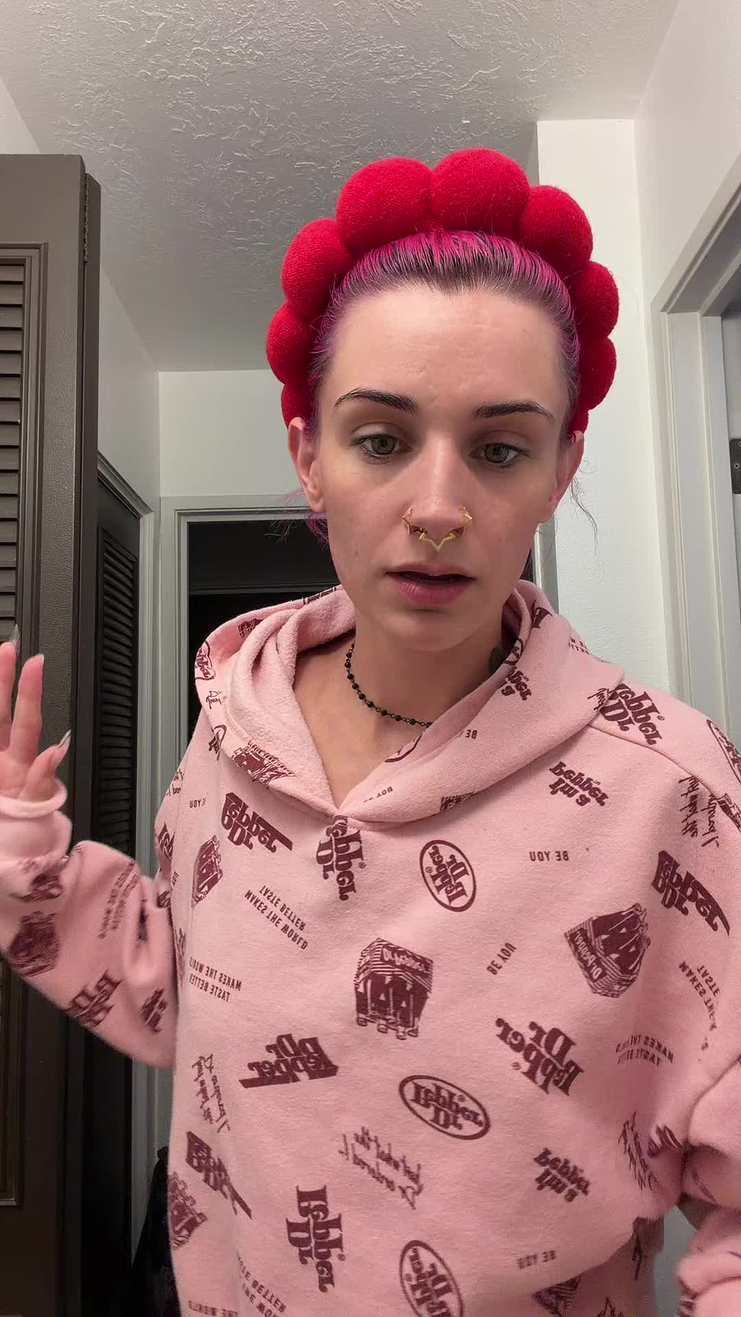 TikTok post by @drpeppermamii for Livaclean. Caption reads: I love yall and I’m trying 💕 @Livaclean....