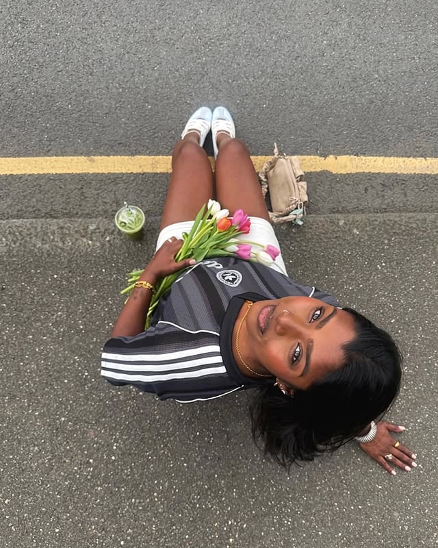 Instagram post by @tabithamary_ for ASOS. Caption reads: [...] for mooching around the city this summer....