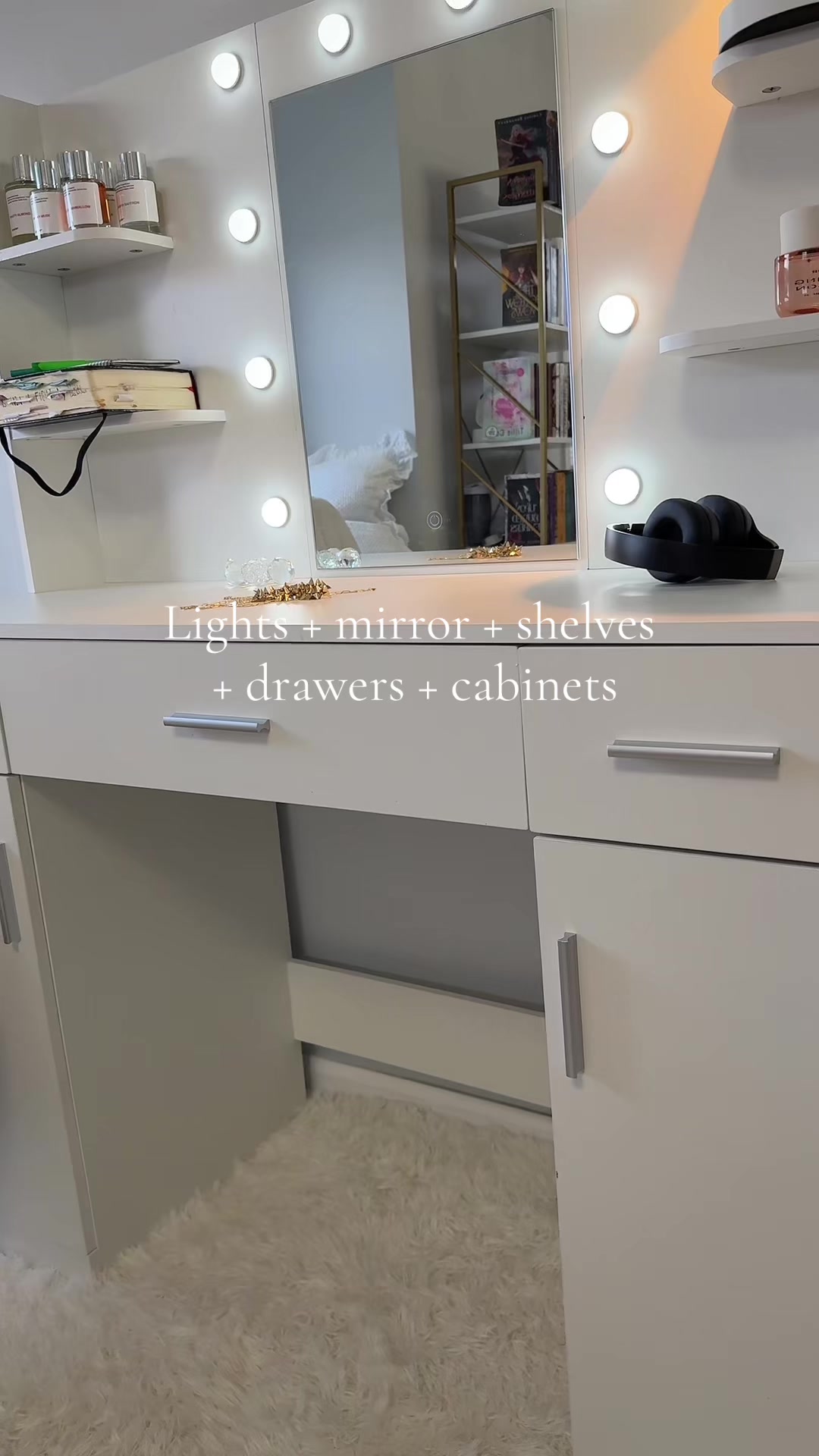TikTok post by @that.home.girl.jodie for Sweet Furniture Plus. Caption reads: [...] and no more hunting for outlets.@Sweet....