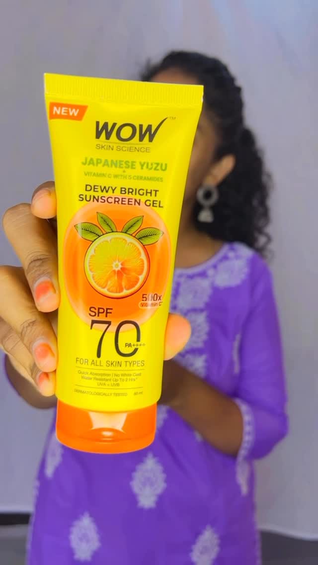 Instagram post by @cutiepie_naaveeksh_and_mom for WOW Skin Science India. Caption reads: #ad Next level of sunscreen experience!
WOW Skin....