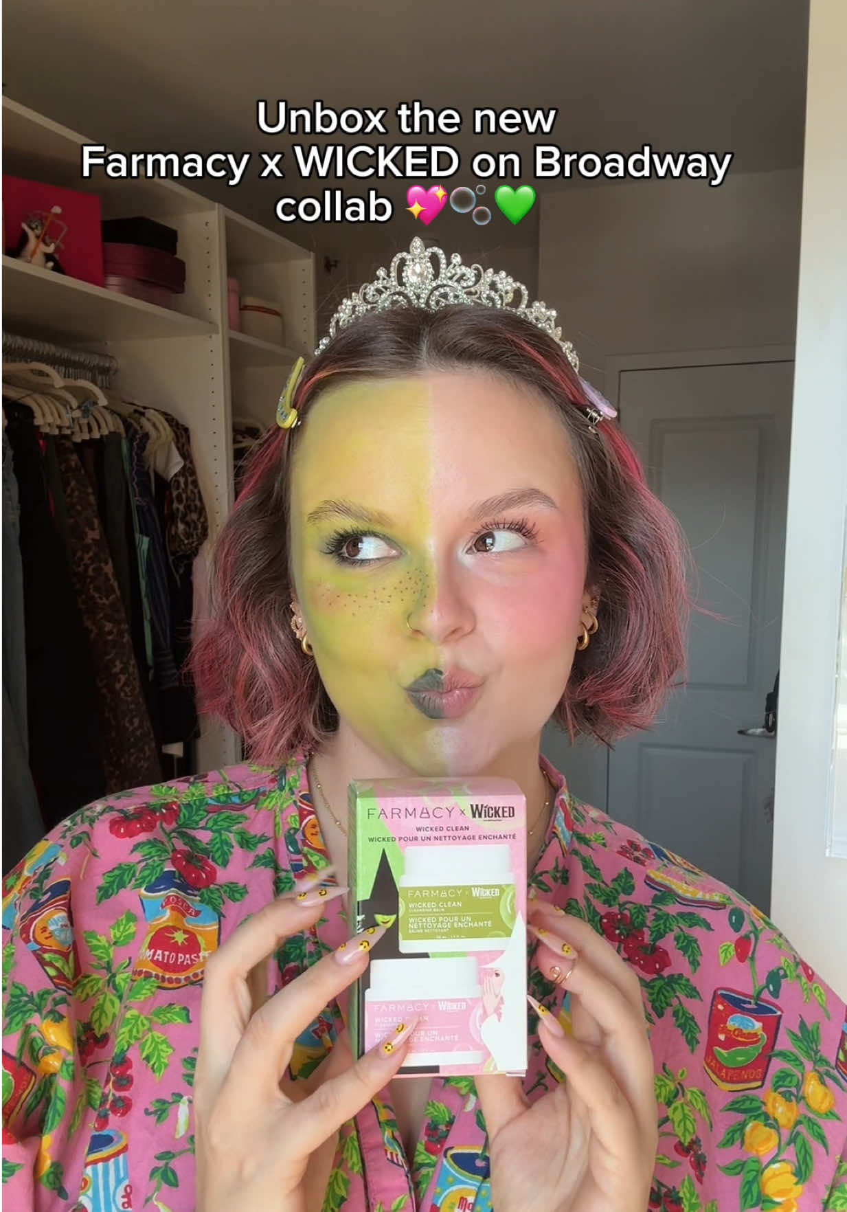 TikTok post by @hydrationceo for FarmacyBeauty. Caption reads: #ad There's a reason Green Clean is so *popular*....