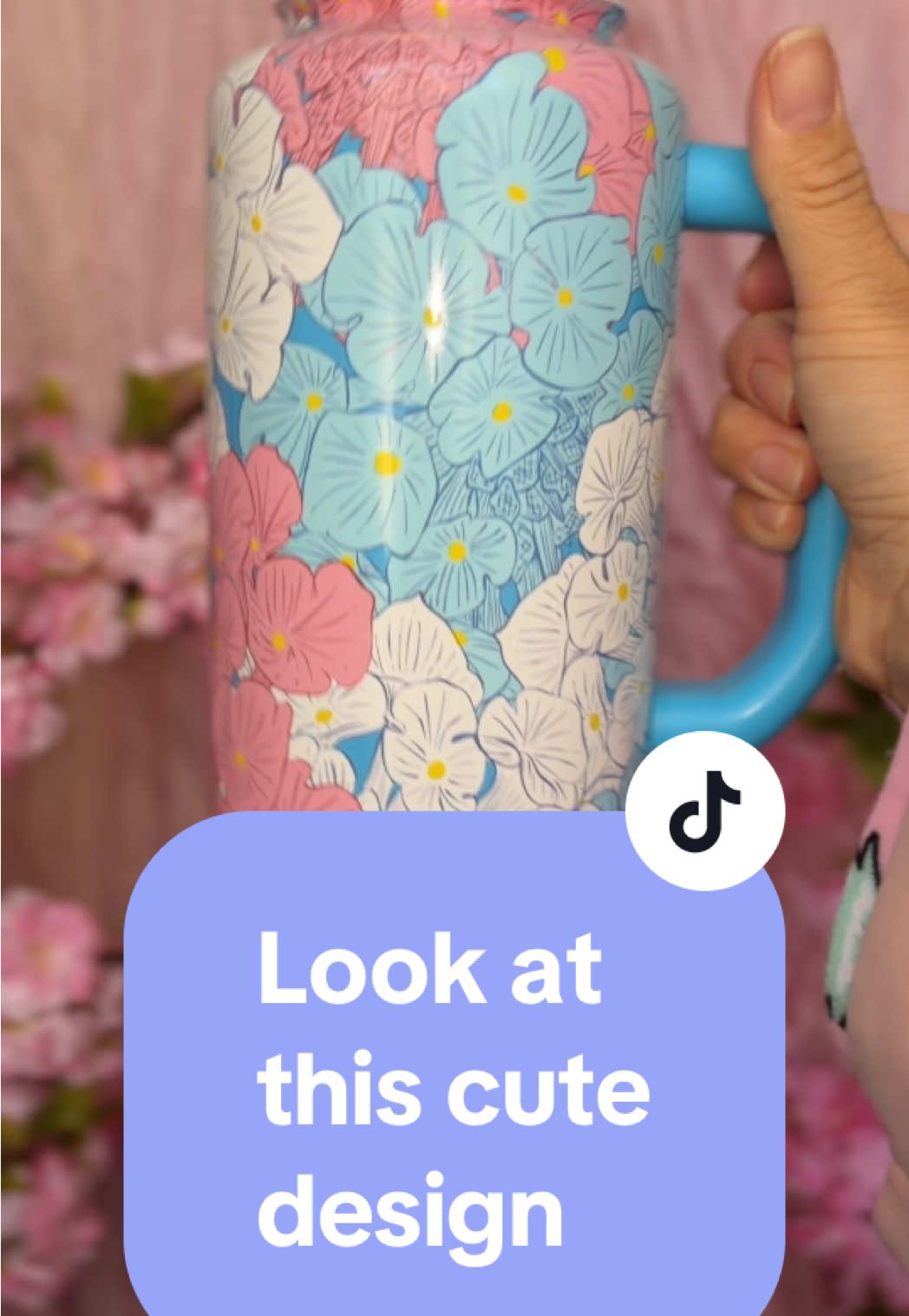 TikTok post by @mallyn407 for Coldest. Caption reads: [...] The cutest water ever! #coldestwaterbottle....