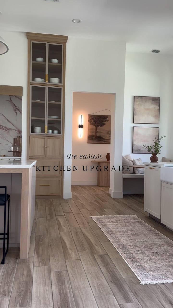 Instagram post by @thesouthhousetexas for Tumble Circus. Caption reads: Feels like a new, cozier space with such a simple....