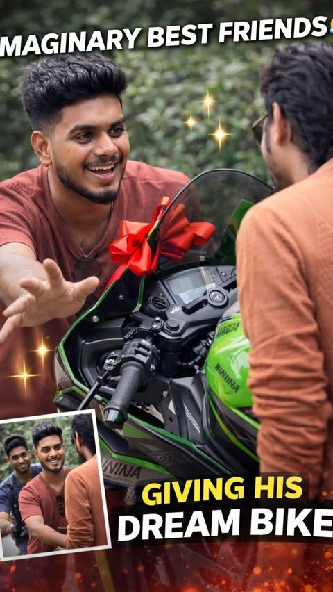 Instagram post by @kidop_prasanna for Hero MotoCorp. Caption reads: Dont Miss The End 😂🔥Share Your....