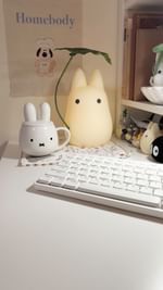 Instagram post by @tzuyakis.abode for LOFREE. Caption reads: I’ve been eyeing @lofree.co keyboards & it’s a....