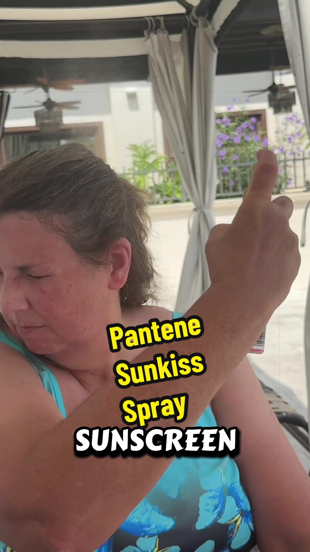 TikTok post by an influencer for Creator Depot. Caption reads: [...] #hair #sun @Pantene @Creator Depot Live Shop....