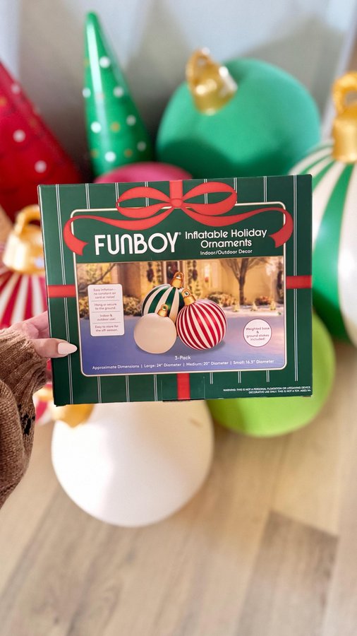 Instagram post by @walmartfavs for FUNBOY. Caption reads: [...] required! 
Add a festive touch with @funboy....