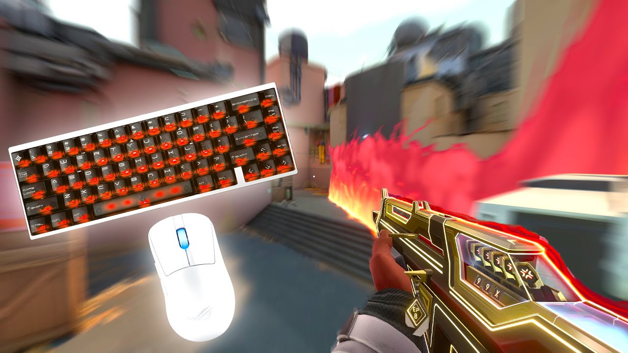 YouTube post by @Vainsz for Qwertykeys. Caption reads: Best "+" Crosshair....