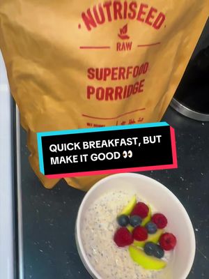 TikTok post by @heyitscrissie for Nutriseed. Caption reads: [...] and actually looks this good 👀🥣 This....