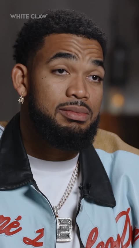 Instagram post by @calebpressley for White Claw. Caption reads: 🍨 KARL-ANTHONY TOWNS 🍨

Presented by @whiteclaw.