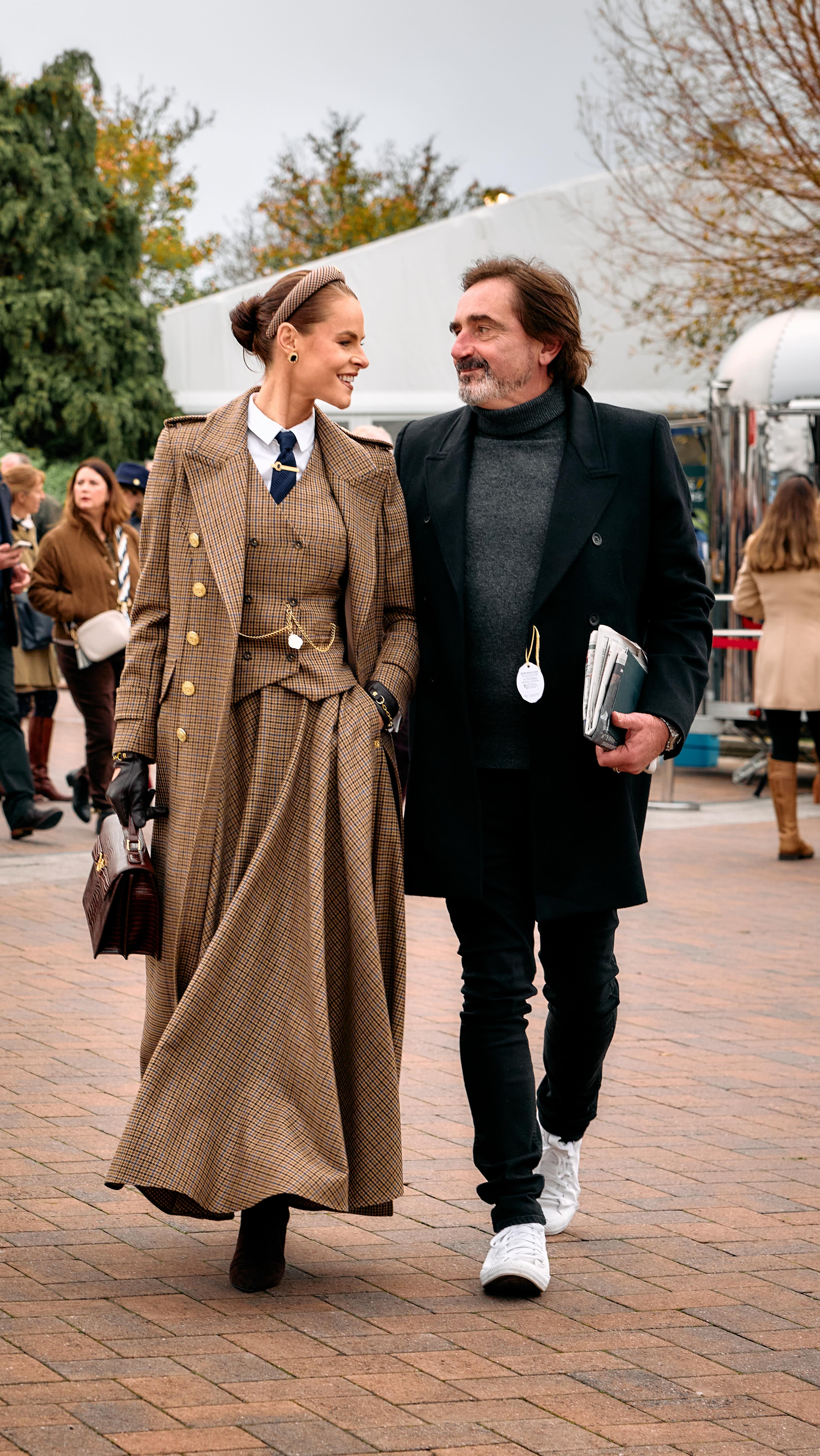 Instagram post by @jadehollandcooper for Holland Cooper. Caption reads: Day two at the Cheltenham November Meet -....