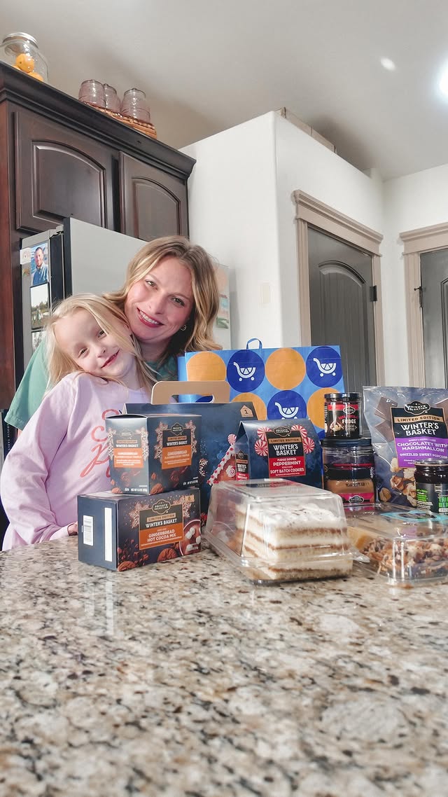 Instagram post by @jessicabmathie for Fred Meyer. Caption reads: #ad Our cozy family tradition — Danish aebleskiver....