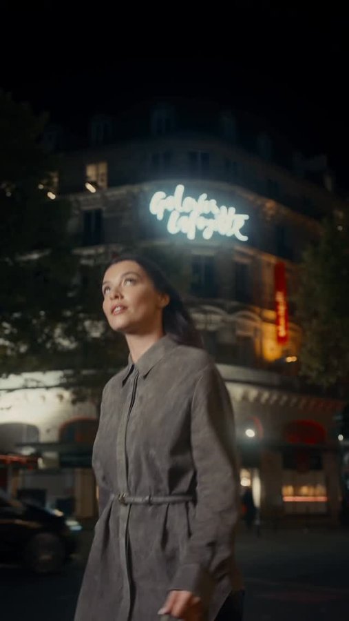 Instagram post by @kleofina for Galeries Lafayette. Caption reads: Always one step ahead @Fendi !
Just did the....