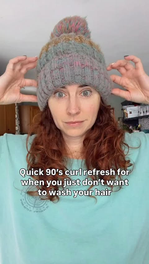 Instagram post by @curlyfitmom for DESIGNME Hair. Caption reads: Part two of “I have to be somewhere in and hour....