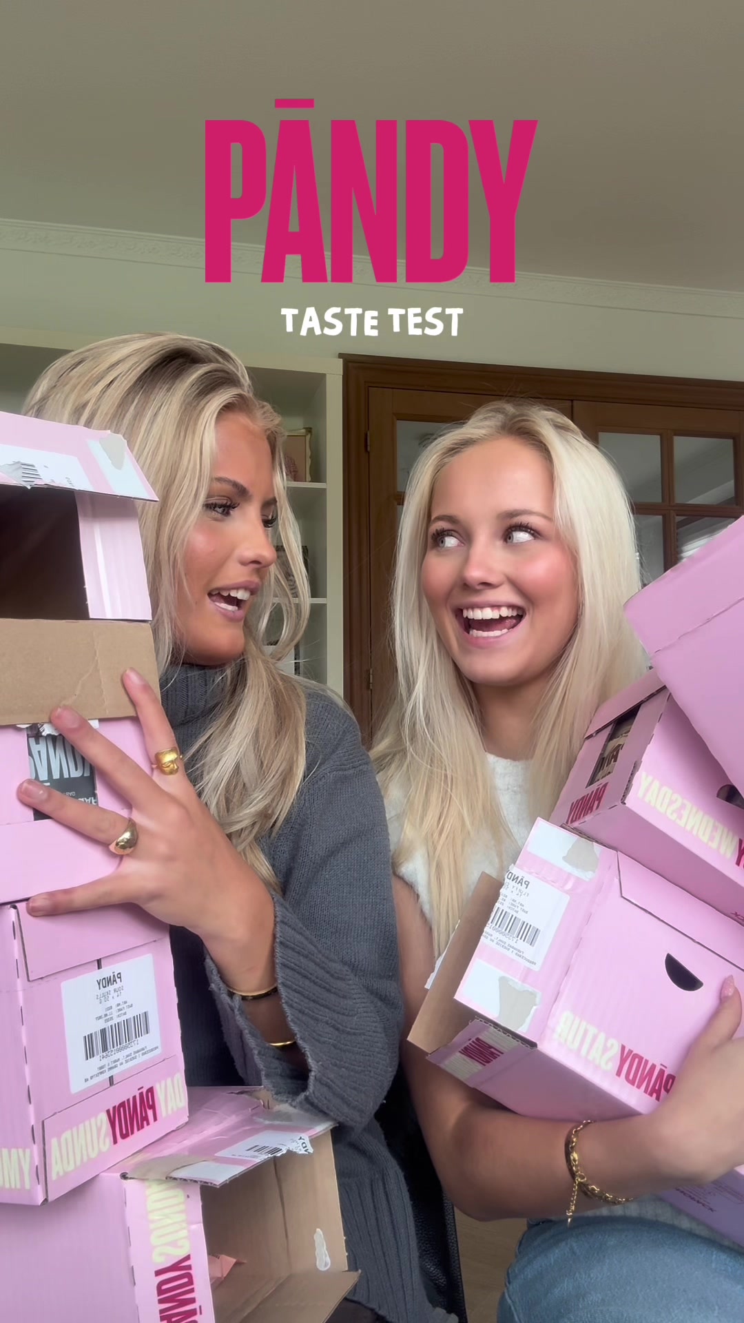 TikTok post by @.metzmann for PÄNDY. Caption reads: Reklame / Taste-test på @PÄNDY Monday 2 Sunday....