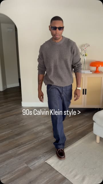 Instagram post by @wiillmoore for Calvin Klein. Caption reads: [...] when you pull them on. Celebrating....