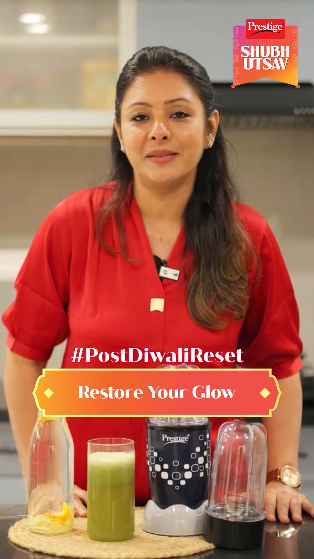 Instagram post by @nutritionisthetalchheda for TTK Prestige. Caption reads: This is our final episode of the....