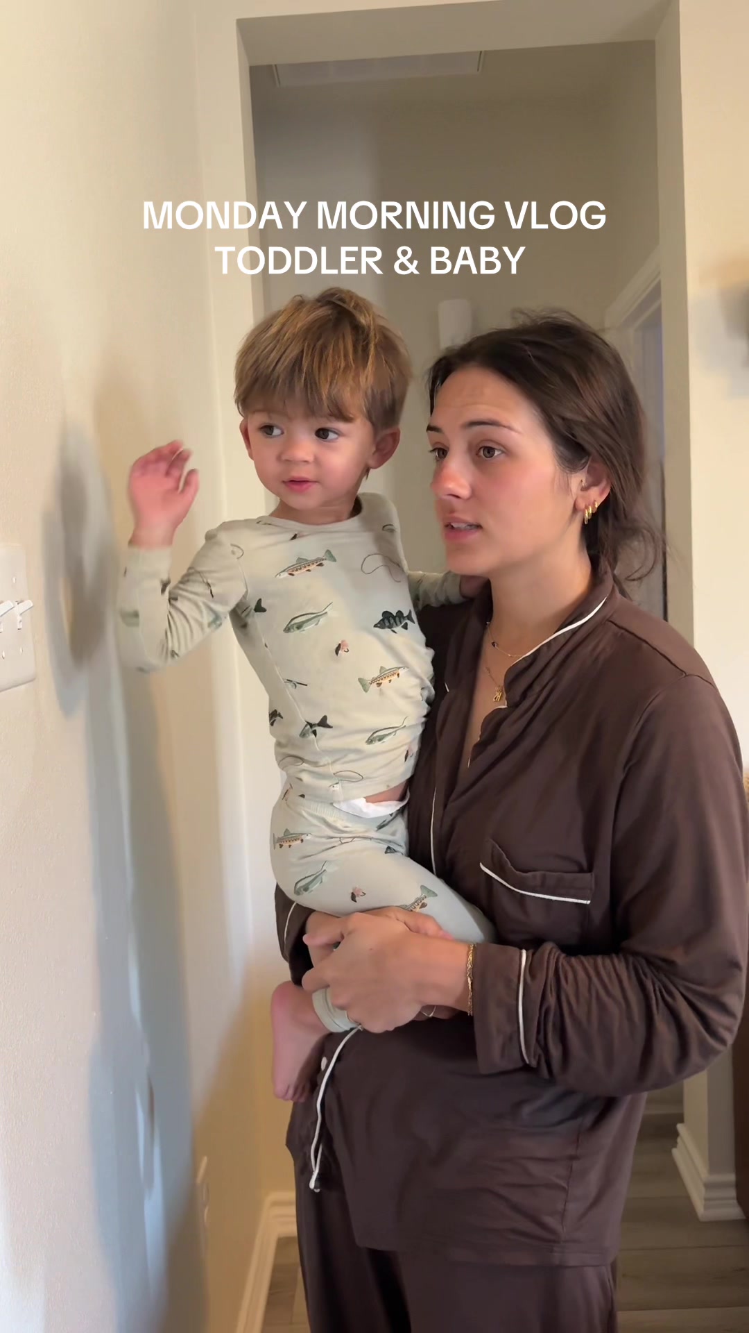 TikTok post by @harleighjohnson_ for K18 Hair. Caption reads: Trying to do better about getting out of the house....