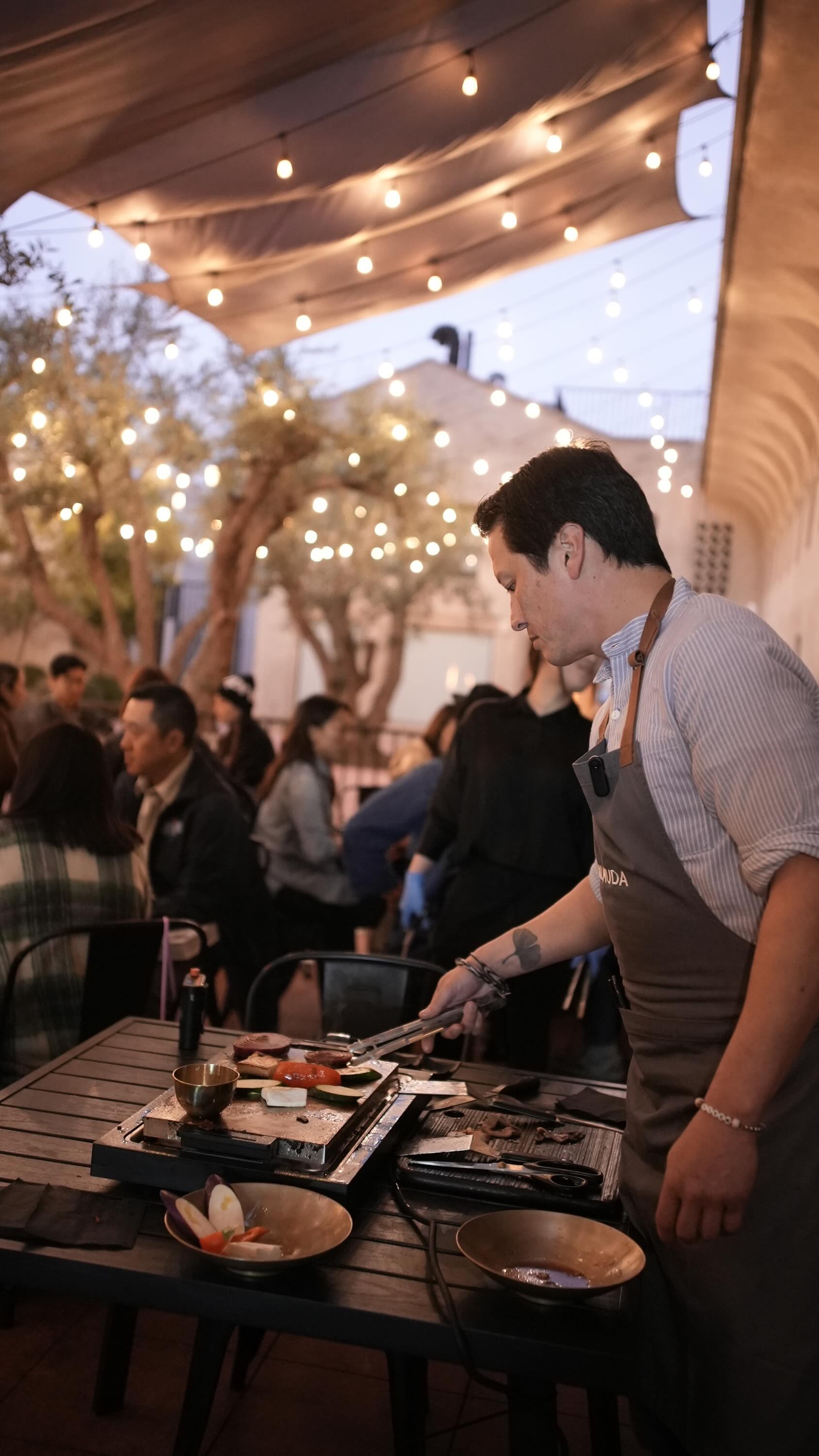 Instagram post by @kenjilopezalt for BALMUDA. Caption reads: Chef @kenjilopezalt shares what makes The....