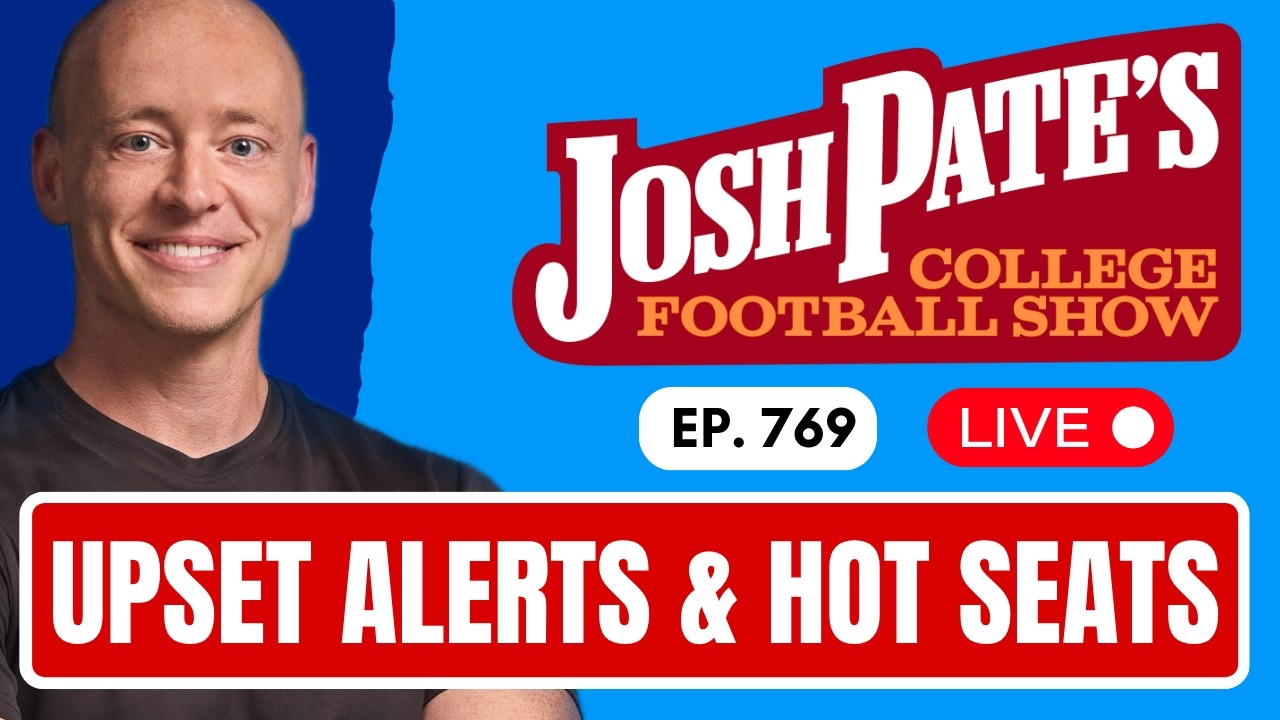 YouTube post by @JoshPateCFB for FanDuel. Caption reads: Week 3 Upset Alerts & Viewer’s Guide |....