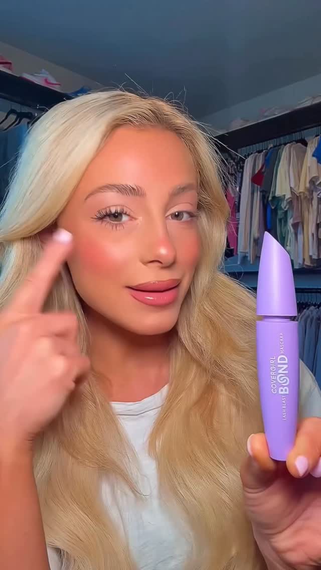 Instagram post by @chloe_holladay for Covergirl. Caption reads: I partnered with @covergirl to show you how I get....