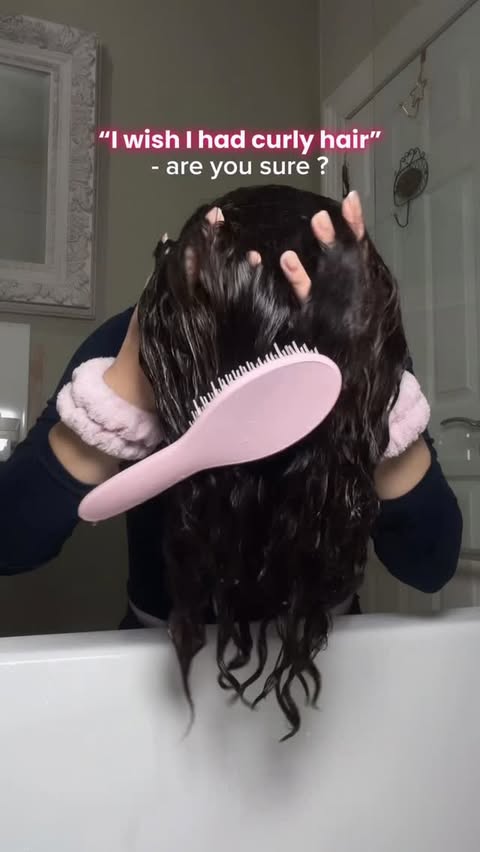 Instagram post by @sophiemariecurly for CURLSMITH. Caption reads: “I wish I had curly hair” are you sure? 👀🚫

all....