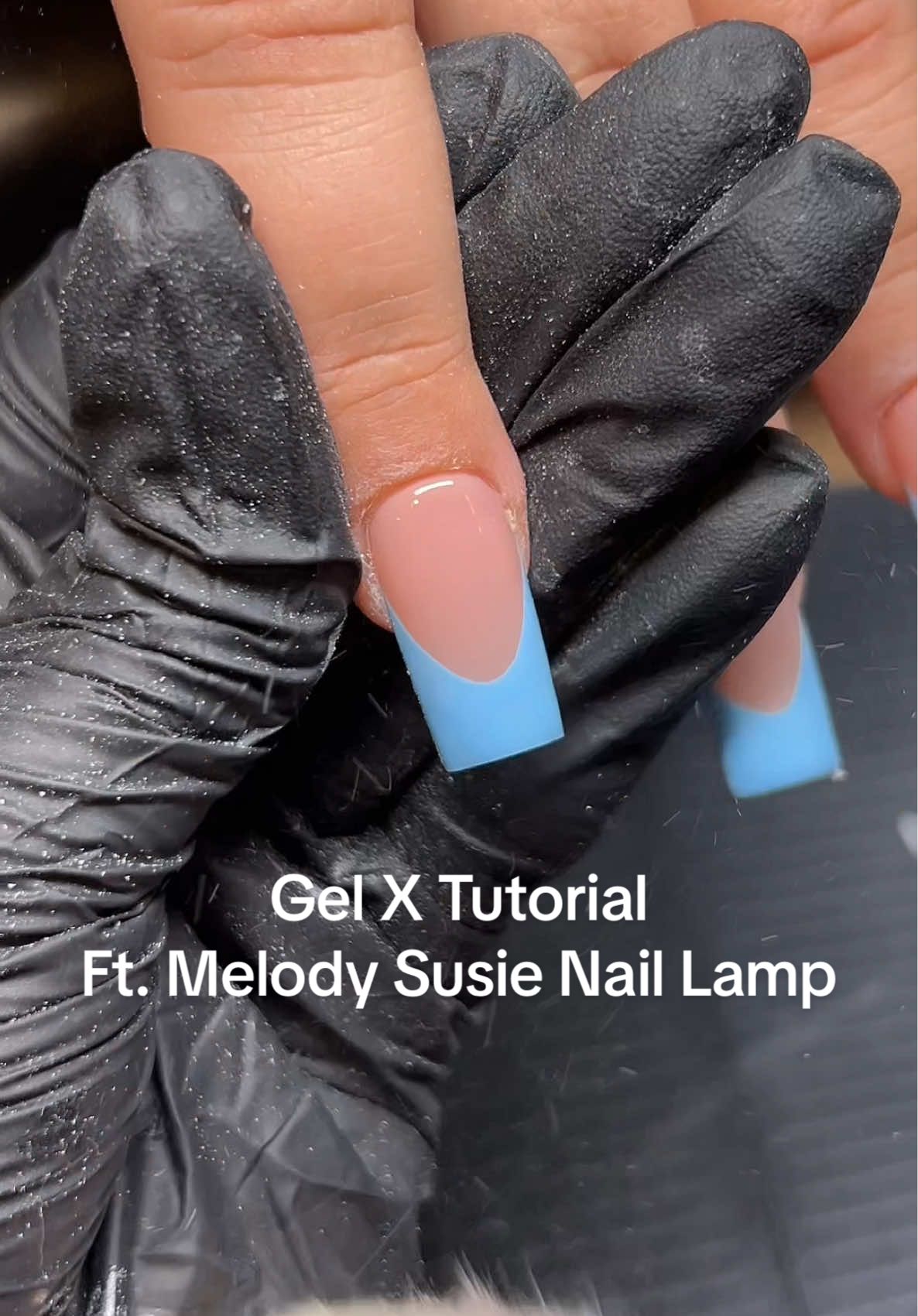 TikTok post by @allthingsdolled for MelodySusie. Caption reads: ft @melodysusie nail lamp 🤩 10/10 , she’s still a....