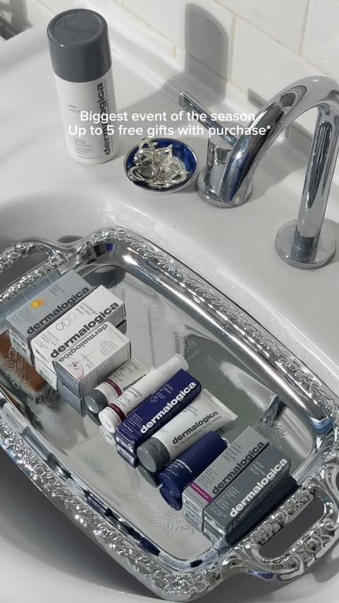 Instagram post by @foreverandaudrey for dermalogica. Caption reads: [...] routine, now is the time ✨The @dermalogica....