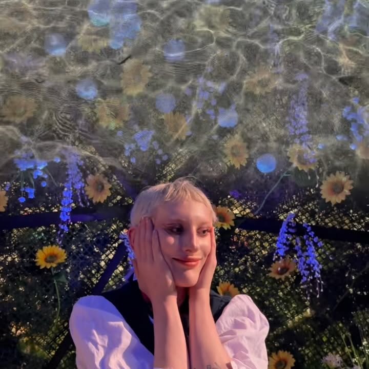 Instagram post by @beeillustrates for Peugeot. Caption reads: ad| nature’s always been a huge part of my life +....