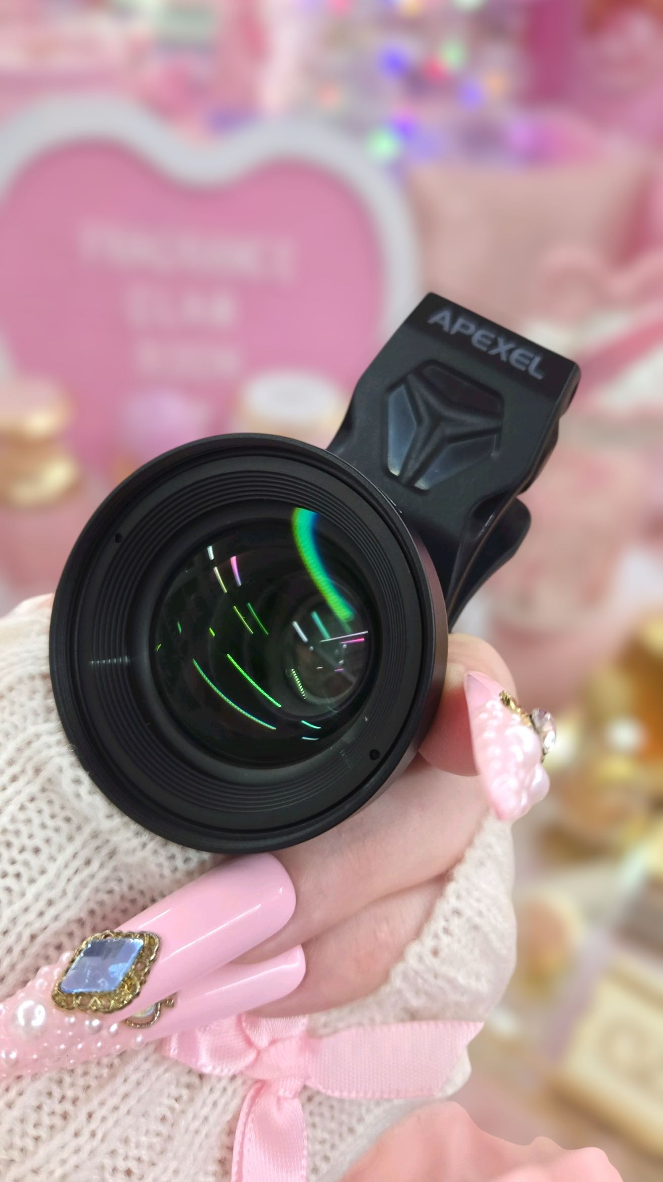 Instagram post by @glamfragranceaddict for Apexel. Caption reads: [...] see the unseen? ✨ I’ve been testing the....