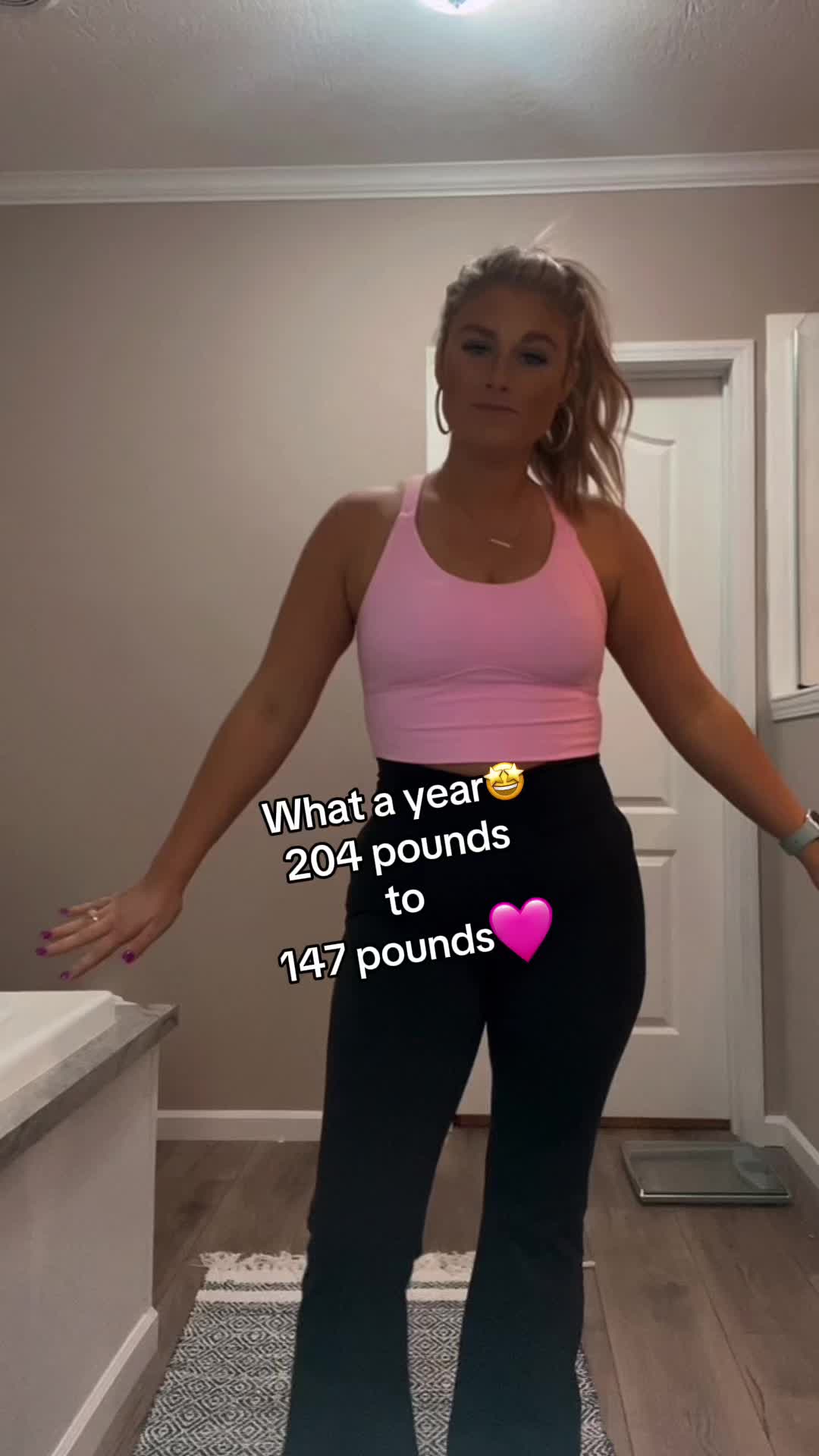 TikTok post by @lalajohnston for Ivím Health. Caption reads: #CapCut a YEARRRRR thats crazy yall!!! THANK YOU....