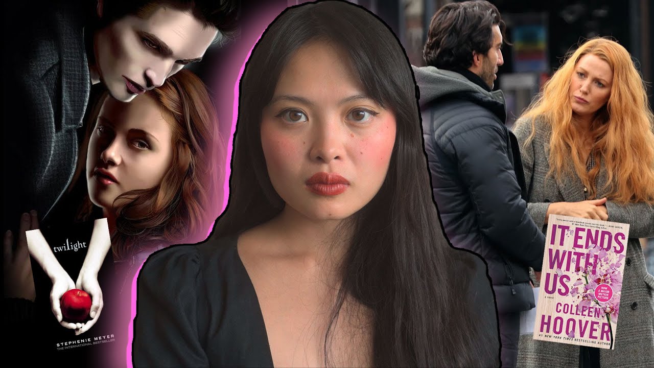 YouTube post by @gremlita for Teen Vogue. Caption reads: the twisted world of dark romance fiction.