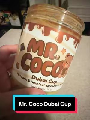 TikTok post by @nessasary1031 for Mr Coco. Caption reads: [...] hazelnut and kataifi! So delicious! #mrcoco....