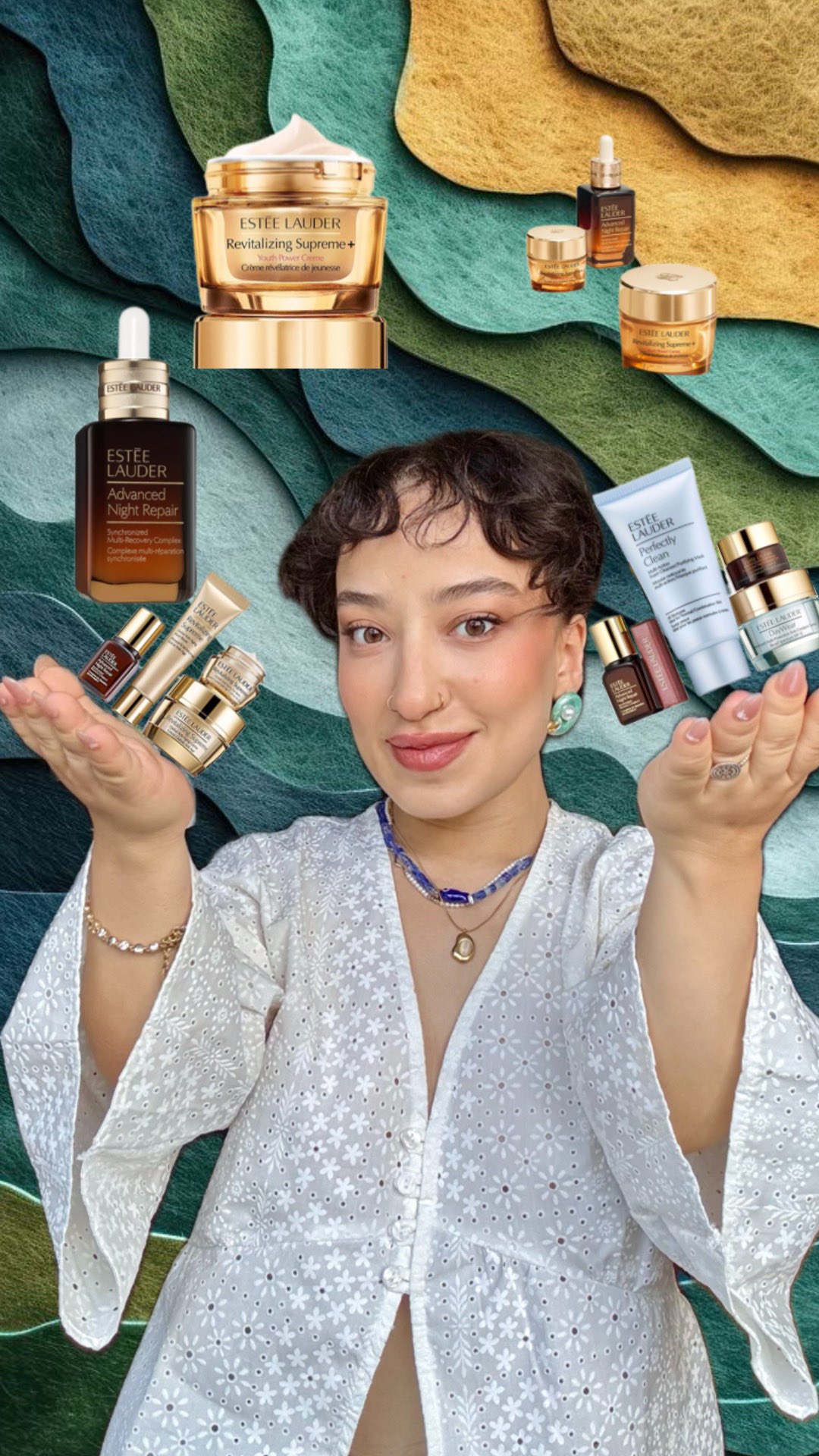 Instagram post by @zehrainsallah for ESTEE LAUDER. Caption reads: AÇIKLANDIIIII peki peki hediyelerimmmm nasıllll,....