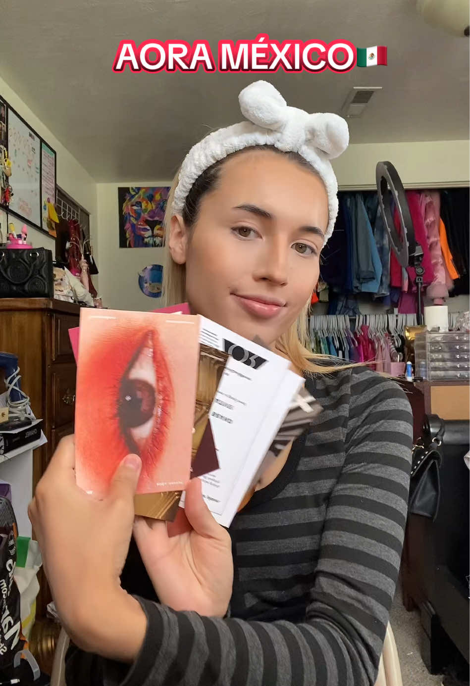 TikTok post by @itsrubycarrington for Aora Makeup. Caption reads: @AORA MAKEUP You did not disappoint! 🇲🇽😍 [...].