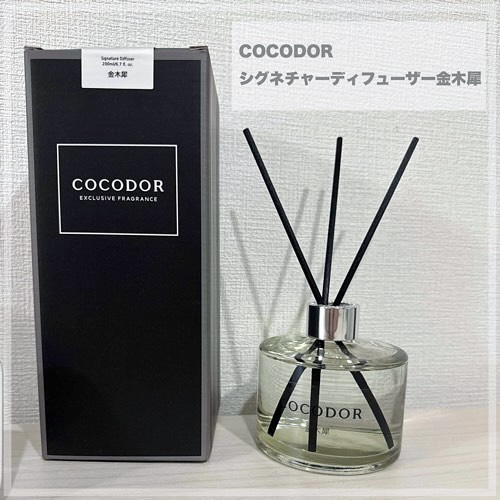 Instagram post by @ankae23 for Cocodor. Caption reads: ・ ・ ・ COCODOR シグネチャーディフューザー 金木犀 金木犀の特有の香りで、 [...].